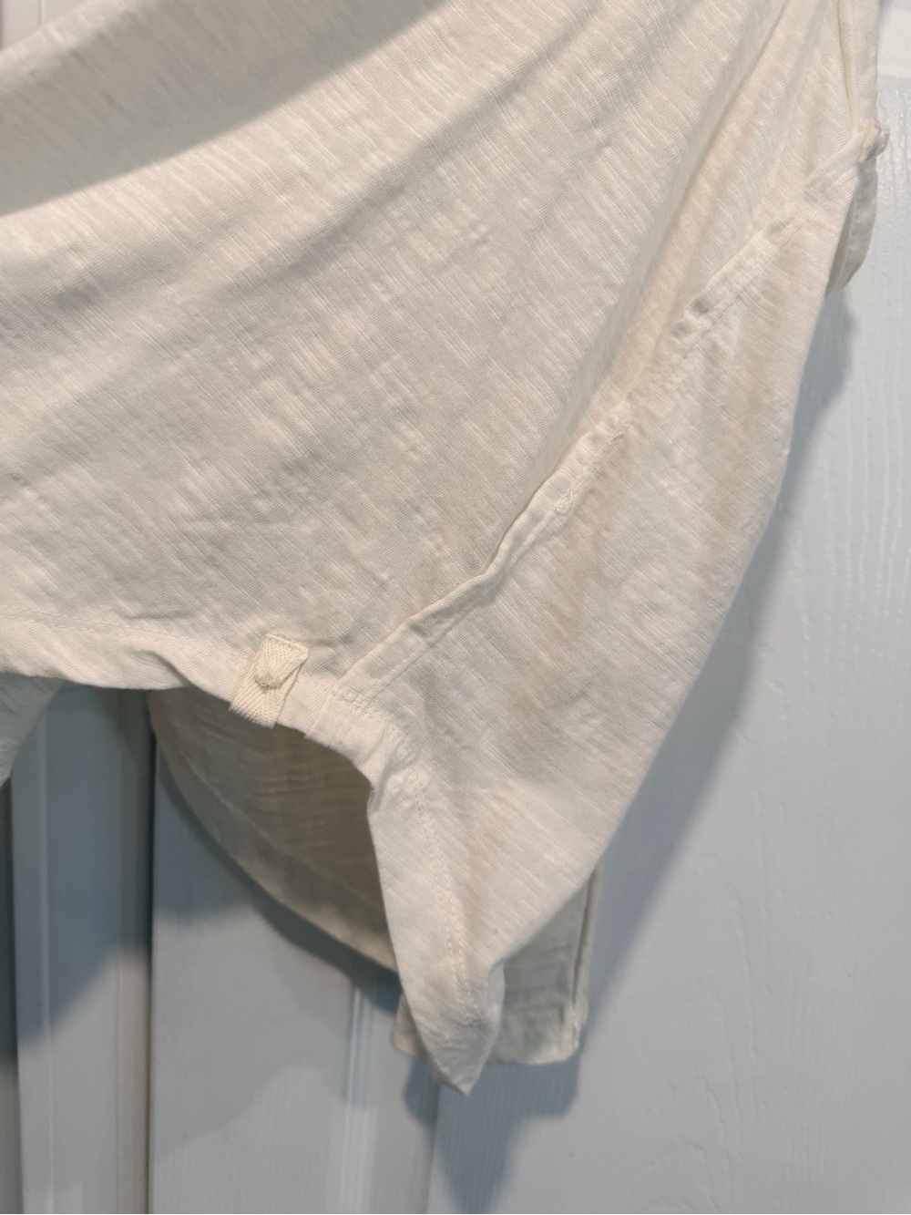 NWOT Free People We The Free Size M Cream Crochet Trim Racerback Layer Tank Top - Picture 8 of 12